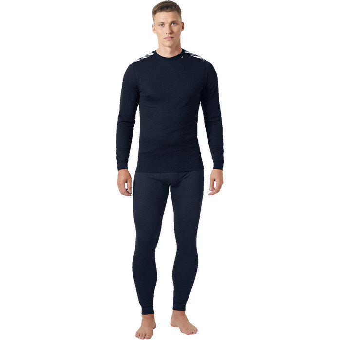 2024 Helly Hansen Männer Comfort Dry 2 Pack Base Layer 48676 - Navy